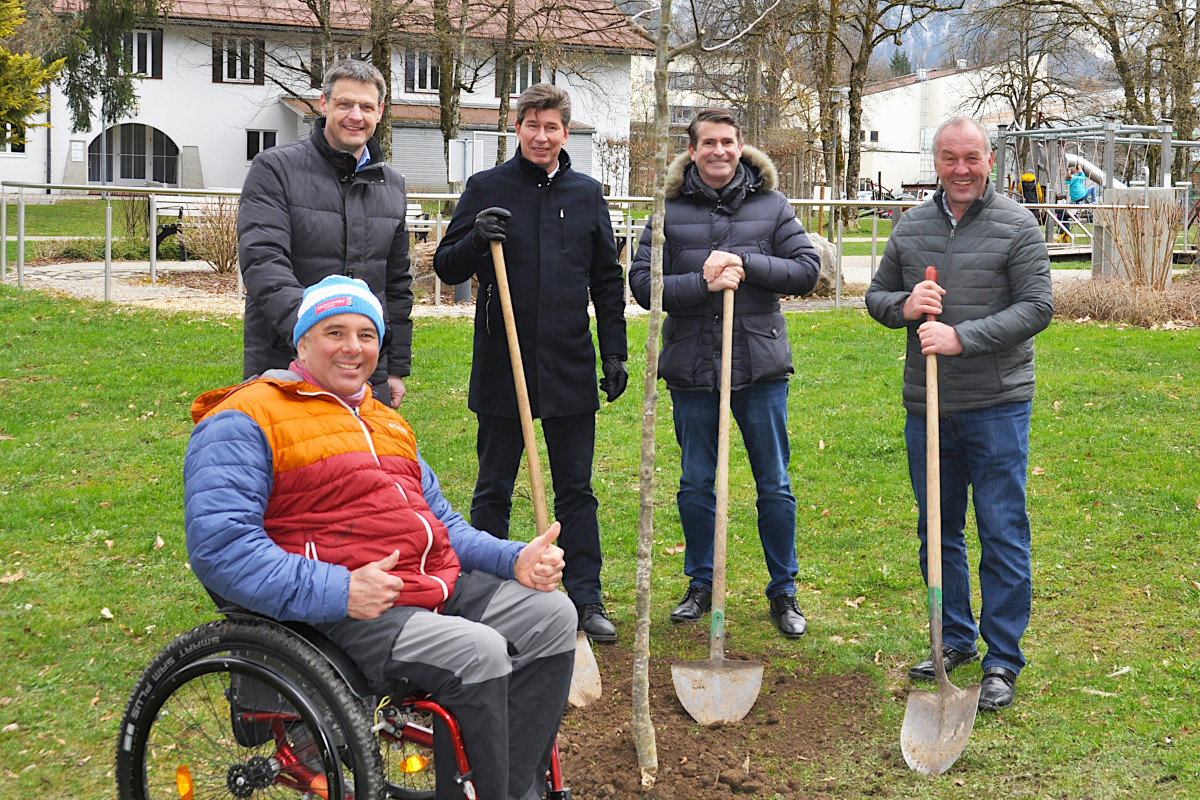 Pflanzaktion in Oberstdorf