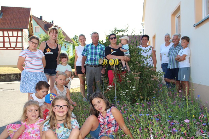 Dorfjugend in Oberleiterbach schafft neue "Insektenkindergärten"