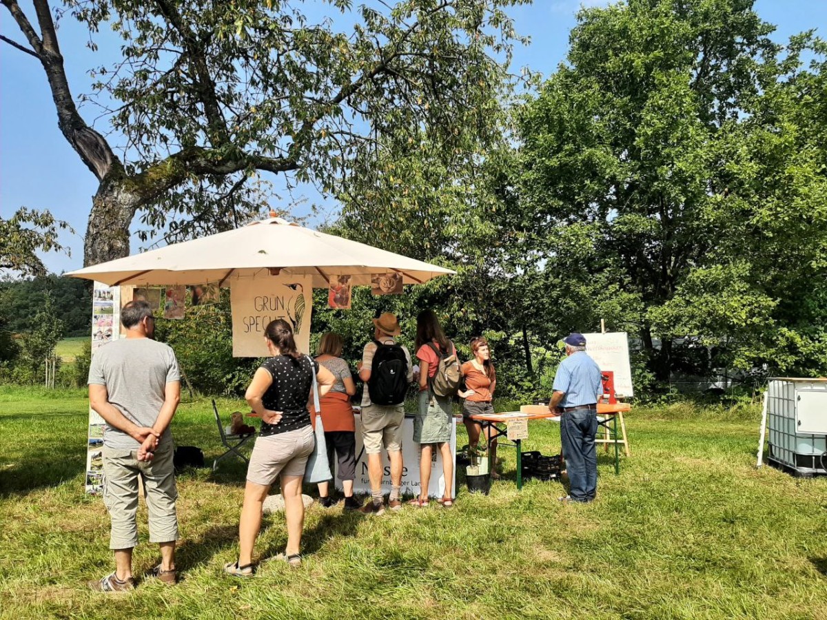 Infostand in Vorderhaslach