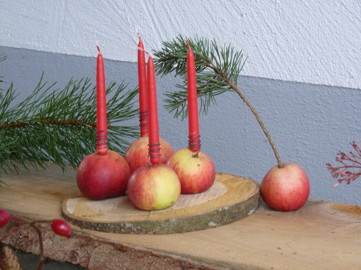 Einfacher Adventskranz